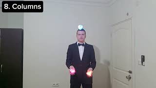 10 Easy 3 balls juggling tricks for beginners [upl. by Nanda]