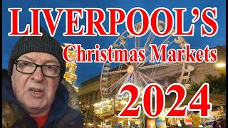 LIVERPOOLS CHRISTMAS MARKET 2024  Its SO Busy [upl. by Ayetal]