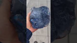 Blue flourite specimen 1990 including shipping for sale minerals mineral speciman flourite [upl. by Aerdma]