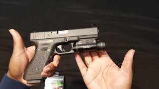 Installing a TLR 1 HL Streamlight onto a Glock 17 Generation 3 9mm  4K 2160p [upl. by Shiau333]