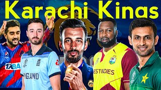 Karachi kings complete squad for psl 9  kk team Pakistan super league 2024  psl all teams kk psl [upl. by Oisacin]