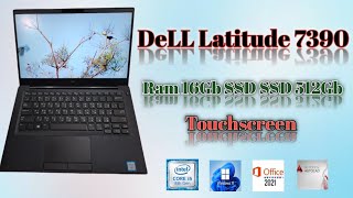 Dell latitude 7390 Core i5 Generation 8th Ram 16gb SSD 512gb Touchscreen [upl. by Norrehc244]