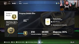 RECOMPENSAS DE RIVALS  DIVISION ELITE  GRACIAS POR TANTO EAFC 24 [upl. by Felicdad]