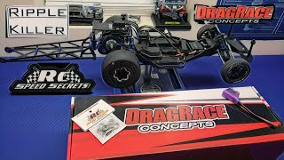 Team Associated DR10 Drag Car Gets A DragRace Concepts Drag Pak Pro Conversion Kit [upl. by Avik]