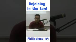 Rejoicing in the Lord  Philippians 44  BCF  Cfc Mumbai [upl. by Bakeman786]