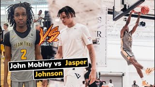 Jasper Johnson Shut Down The Gym Two of the best EYBL teams go at it [upl. by Lemkul]