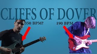 Cliffs of Dover but every time it loops it gets 10 bpm faster [upl. by Quince]