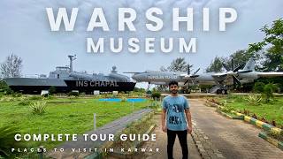 Warship Museum Karwar  INS Chapal  TUPOLEV TU142 [upl. by Adnik]