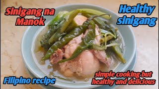 Sinigang na manok with all organic ingredientsDhora Vlog [upl. by Sloan307]