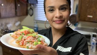 Imitation crab meat ceviche recipe [upl. by Nuhsal]