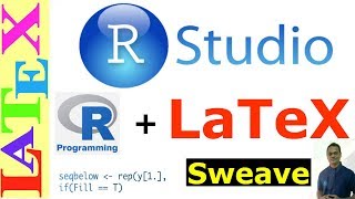 How to Integrate R Code to LaTeX using RStudio LaTeX Advanced Tutorial13 [upl. by Getraer328]