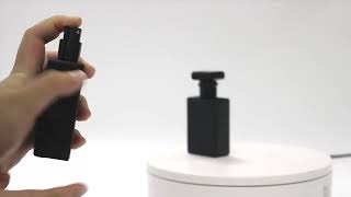 30ml 50ml 100ml Black square perfume bottle [upl. by Langille]