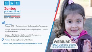 Webinar “SAC EP Calidad desde los primeros pasosquot [upl. by Orel]