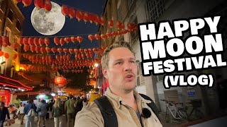 Happy Moon Festival 2024 From China Town London Vlog [upl. by Sorcha]