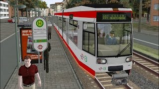 OMSI 2  Tram NF6D  EssenGelsenkirchen Line 107 [upl. by Conard265]