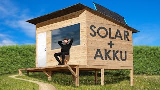 Autarkes Gartenhaus mit Solarpanels amp Stromspeicher [upl. by Ola14]