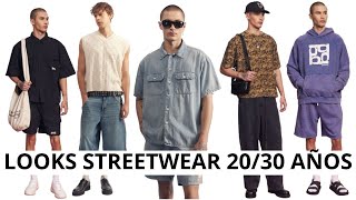 OUTFITS TENDENCIA PRIMAVERA VERANO PARA HOMBRES 2030 AÑOS LOOKS STREETWEAR URBANO 20242025 [upl. by Adnuhsor892]