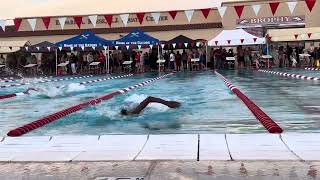 Brophy Invitational 103024 Mens 100 yard Freestyle [upl. by Marcellina428]