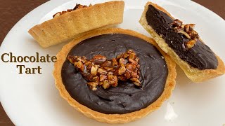 Chocolate Tart Recipe  EGGLESS CHOCOLATE TART Christmas Special tartrecipe egglesstart EP 27 [upl. by Feola]