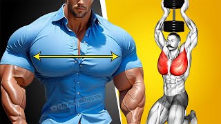 How To Grow a Wider Chest with Dumbbells Best exercises [upl. by Eesdnyl]