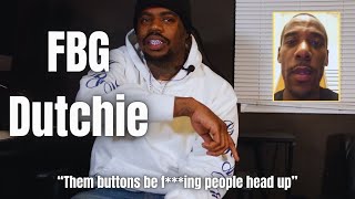 FBG Dutchie On EBT Baby Greg Dissing him after he spoke on him [upl. by Gabe]