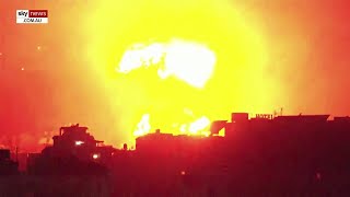 Powerful explosion rocks Beirut as Israel continues strikes [upl. by Loralee643]