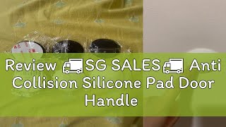 Review 🚚SG SALES🚚 Anti Collision Silicone Pad Door Handle Pad SelfAdhesive Rubber Stopper Wall P [upl. by Vander750]