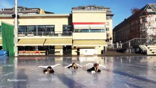 Isdans med Vålerenga Hockey og Bårdar Danseinstitutt  Opplev Oslo [upl. by Nylevol]