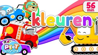 Kleuren Leren met Pretlettertjes • Extra Lange Aflevering • Kinderfilmpjes Nederlands [upl. by Deerc]