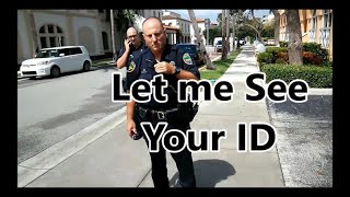 Officers ID Refusal First Amendment Audit And Complaint [upl. by Enilrac304]