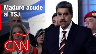 Resumen en video de últimas noticias de las elecciones en Venezuela Maduro acude al TSJ [upl. by Eenert]