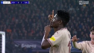 Karim Konate Goal Feyenoord vs RB Salzburg 02 All Goals and Extended Highlights [upl. by Eilrak]