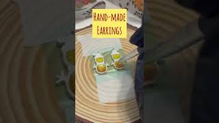 DIY Christmas Earrings 5 Unique HandPainted Resin Jewelry handmadejewelry craftingideas [upl. by Alexio780]