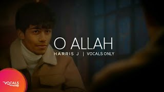 O Allah  Harris J Vocals Only  Official Lyrics Video [upl. by Phemia390]