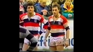 David Bishop amp Mark Ring Pre Pontypool RFC V Cardiff RFC Schweppes Cup Quarter Finals 1988 [upl. by Yorztif163]