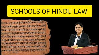 SCHOOLS OF HINDU LAWMitakshara and Dayabhaga schoolMithila School of law [upl. by Pachston]