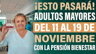 ¡ABUSADOS Nuevo calendario de pagos Adultos mayores de la pensión bienestar NOV  DIC 2024 [upl. by Attennek]