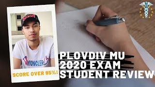 Study Medicine In Europe  Plovdiv MU Entrance Exam Student Review 2020 [upl. by Templas]