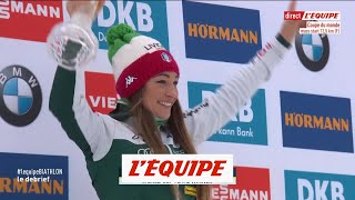 Le sacre de Dorothea Wierer  Biathlon  CM F [upl. by Harper]