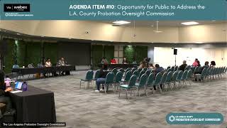 Probation Oversight Commission Meeting 8824 [upl. by Albertina]