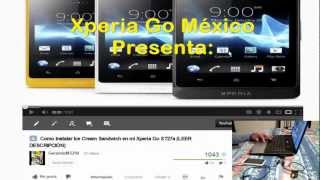 Como hacer Root mi Xperia Go ST27a con ICS COMPILACIÓN 611B154 [upl. by Ive]