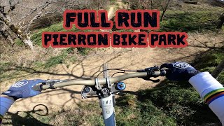 Full run Pierron Bike Park  World Cup track  Brioude [upl. by Negiam]