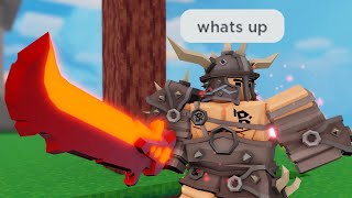 So They BUFFED Barbarian Kit Roblox Bedwars [upl. by Ahsatal]