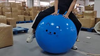 Worlds LARGEST Hopper Ball  Specks Dream Toys Neko Hopurr 100cm diameter [upl. by Corneille972]