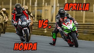 Aprilia RSV4 1100 2019 vs Honda Fireblade 2019  First Day with my brand new Fireblade [upl. by Daveda]