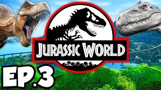 Jurassic World Evolution Ep3  CARNIVORE DINOSAURS CERATOSAURUS ATTACK Gameplay  Lets Play [upl. by Nnyla]