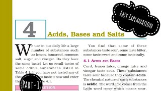 CH Acids Bases and Salts 🧪 NCERT Class 7th Science  Easy explanation✅ [upl. by Ocimad495]