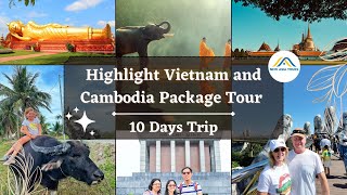 The Best Places To Visit Vietnam and Cambodia in 10day Trip [upl. by Airelav]