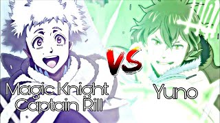 Yuno VS Rill Black Clover [upl. by Seavir]