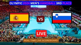 Spain Vs Slovenia LIVE Score UPDATE Today 2024 Paris Olympic Men’s Handball 3Rd Place Aug 11 2024 [upl. by Dre]